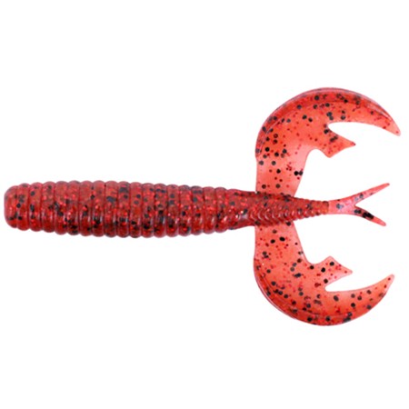 Isca Macia N.S Black Hole Clarkii Hog Worm - 8Cm - Pack De 6