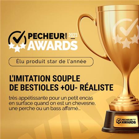 ISCA MOLE ILLEX GAMBIT WOODLOUSE - 3CM - PACK DE 6