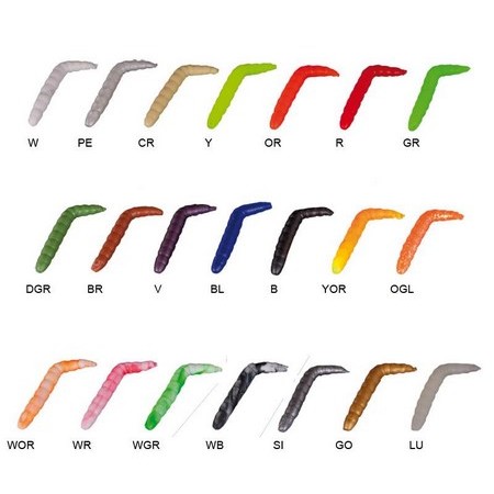 Isca Mole Truta Iron Claw Trout Baco - Pack De 6