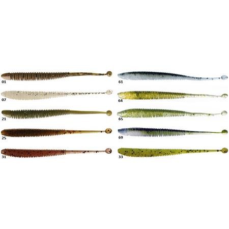 Isca Suave Molix Sator Worm - 10Cm - Pack De 10