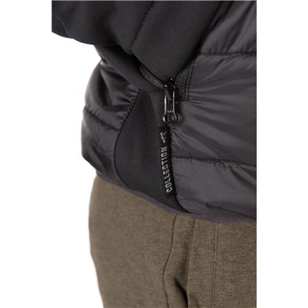 JACKE MANN - SCHWARZ FOX COLLECTION HYBRID JACKET - NOIR