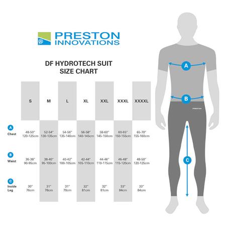 JACKE UND MANNSKLAPPE PRESTON INNOVATIONS DF HYDROTECH SUIT