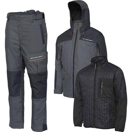 Jacken- Und Slippy-Set Savage Gear Thermo Guard 3-Piece Suit