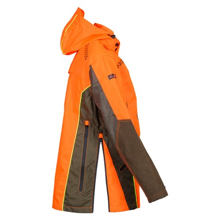 JACKET OF TRACKING MAN PROHUNT KEILER ORANGE/NOIR