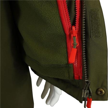 JACKET UNIT AND OVERALLS TRAKKER CORE 3 PIECE WINTER SUIT GREEN