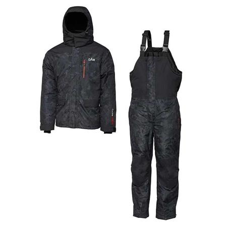 Jacket Unit + Overalls Man Dam Camovision Thermo Suit Camo/Noir