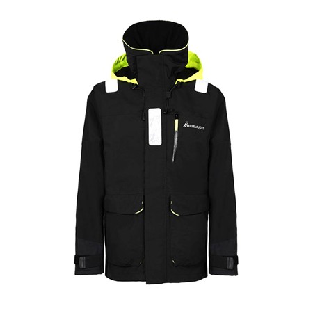 Jaqueta Masculina Bermudes Inshore Op10k - Preto/Cinza Escuro