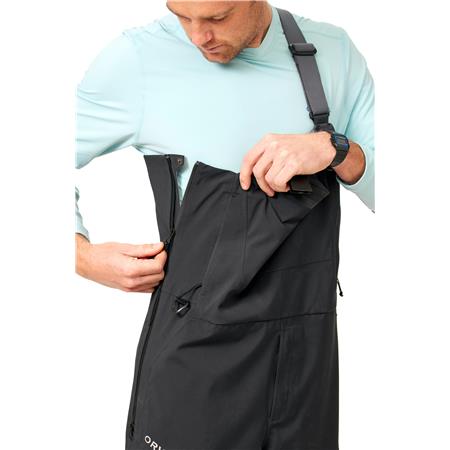 JARDINEIRA HOMEM ORVIS PRO FISHING BIB - BLACKOUT
