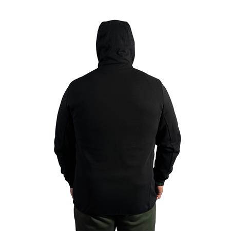 JAS HEREN - ZWART RIDGE MONKEY APEAREL HEAVYWEIGHT ZIP JACKET - NOIR