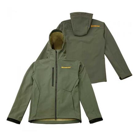 JAS MAN - OLIJF MEGABASS BLOWATTACK HOODIE - OLIVE