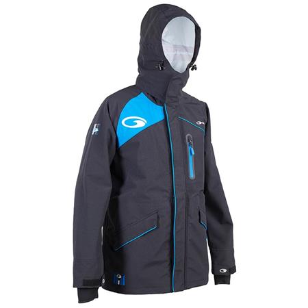 Jas Man - Zwart/Blauw Garbolino Respirante Squadra 3C - Noir/Bleu