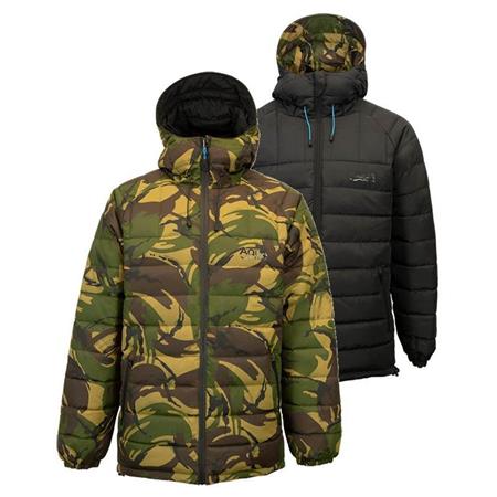 Jas Man - Zwart/Camo Aqua Products Reversible Dpm Jacket - Noir/Camo