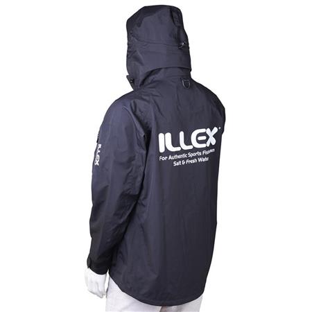 JAS MAN - ZWART ILLEX RAIN JACKET - NOIR