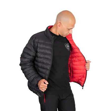 JAS MAN - ZWART/ROOD FOX RAGE RO SERIES REVERSIBLE LIGHTWEIGHT QUILTED JACKET - NOIR/ROUGE