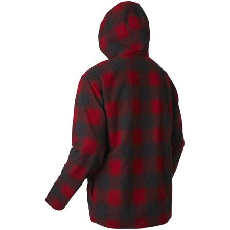 JAS MAN - ZWART/ROOD GEOFF ANDERSON EZMAR HOODIE - NOIR/ROUGE