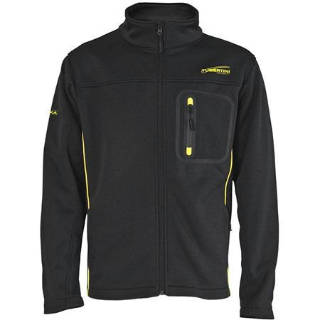 Jas Voor Mannen - Zwart Tubertini Tecno Fleece - Noir