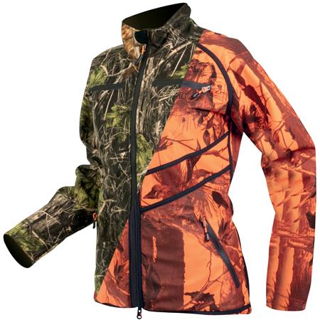 JAS VOOR VROUWEN HART REVERSIBLE SOSBUN-2D - CAMO/ORANGE
