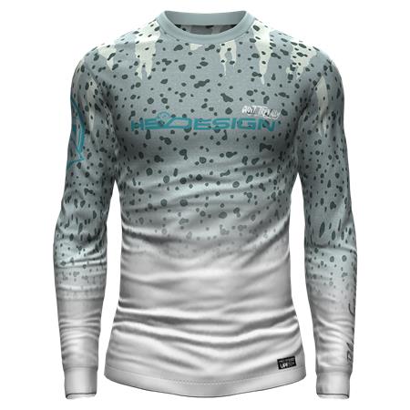 Je Shirt Lange Mouwen Man Hot Spot Design Ocean Performance Giant Trevally