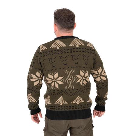 JERSEY HOMBRE - CAQUI FOX FESTIVE JUMPER - KAKI