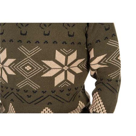 JERSEY HOMBRE - CAQUI FOX FESTIVE JUMPER - KAKI