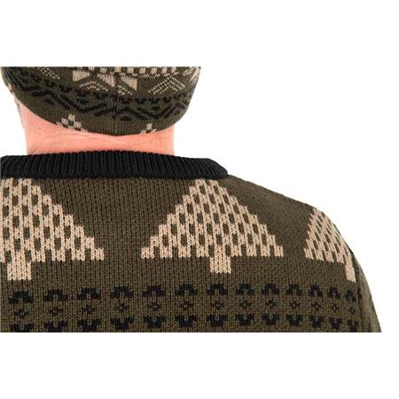 JERSEY HOMBRE - CAQUI FOX FESTIVE JUMPER - KAKI