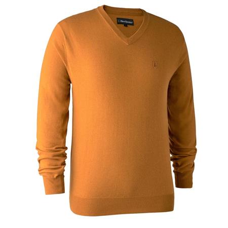 Jersey Hombre Deerhunter Kingston With V-Neck - Ocre