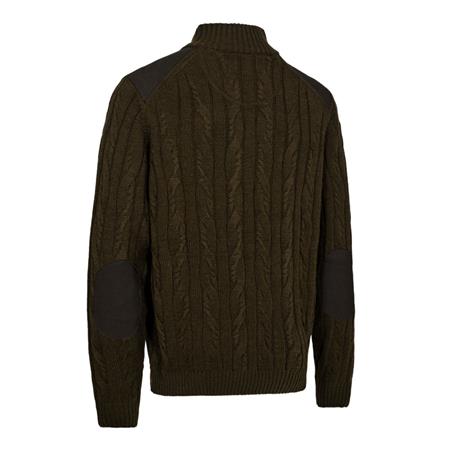 JERSEY HOMBRE DEERHUNTER RANDALL ½-ZIP KNIT - ART GREEN