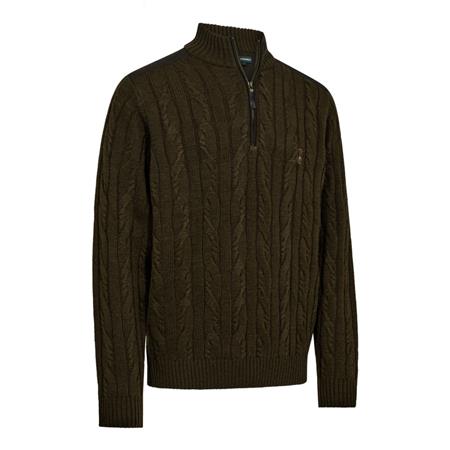 Jersey Hombre Deerhunter Randall ½-Zip Knit - Art Green
