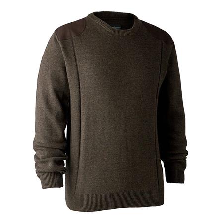 Jersey Hombre Deerhunter Sheffield With O-Neck - Marron