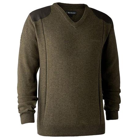 Jersey Para Hombre Deerhunter Sheffield With V-Neck - Cypress