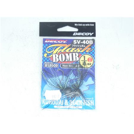 Jig Decoy Sv 40 Flash Bomb 1/4 Oz - Couleur Black Green