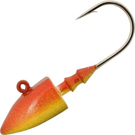Jig Head Madness Bakuree Head Orange - Pack Of 3