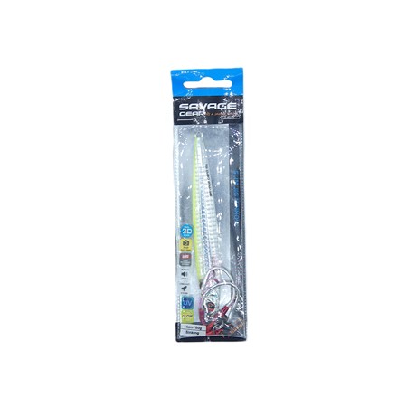 Jig Savage Gear 3D Slim Jig Minnow - 80G - Glow Yellow