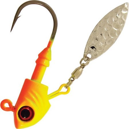 Jighead Adam's Bubble Head - Orange Yellow - Pack Of 3