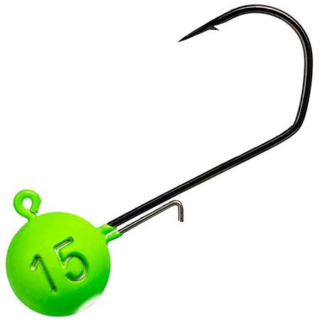 Jighead Monkey Lures - Vert/Blanc - Pack Of 3