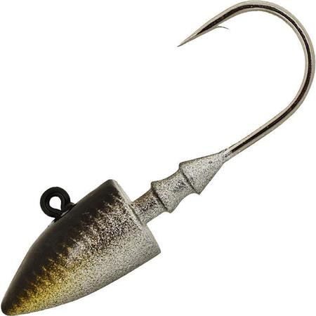 Jighoved Madness Bakuree Head Brun - Pakke Med 3