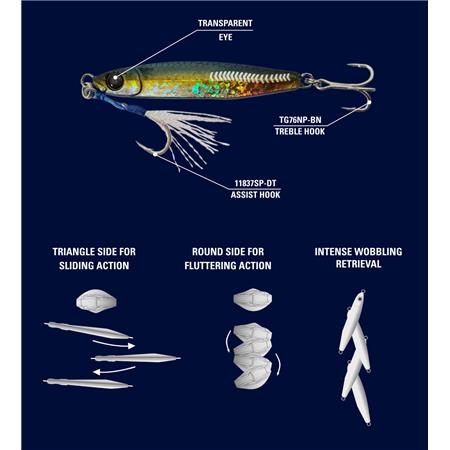 JIGI MUSTAD MEZASHI CASTING - 60G