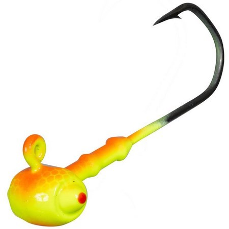 Jigkopf Gunki G Foot Catfish Orange Fluo Yellow - 2Er Pack
