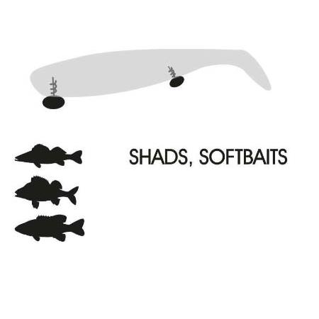 JIGKOPF SCRATCH TACKLE MASS OVAL