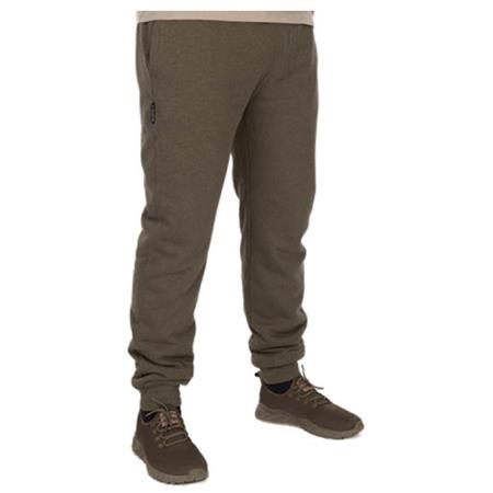 JOGGING VOOR MANNEN - KAKI FOX COLLECTION SHERPA JOGGER - KAKI