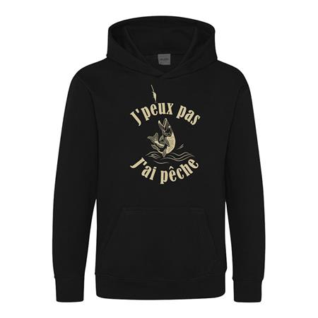 Junior Sweatshirt Bartavel I Can't, I'm Fishing - Black