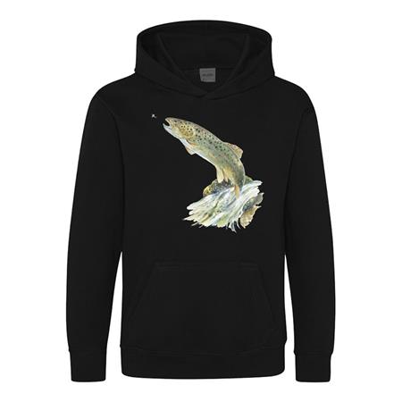 Junior Sweatshirt Bartavel Truite - Black