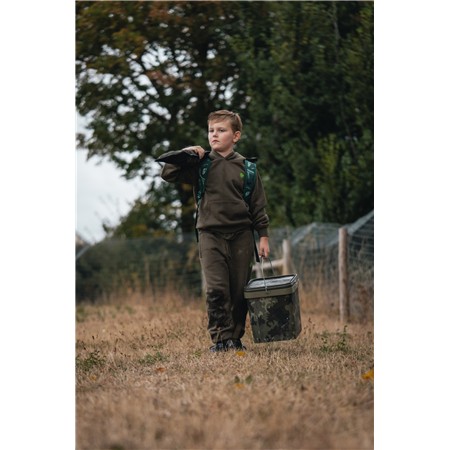 JUNIOR SWEATSHIRT KORDA KIDS KORE HOODIE - DARK OLIVE
