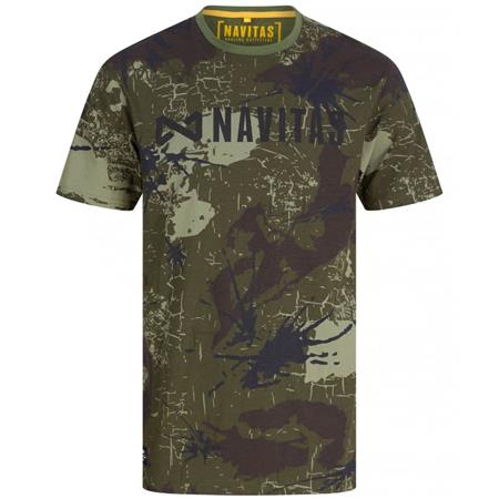 Junior T-Shirt Med Korte Ærmer Navitas Kids Camo Identity Tee - Camo