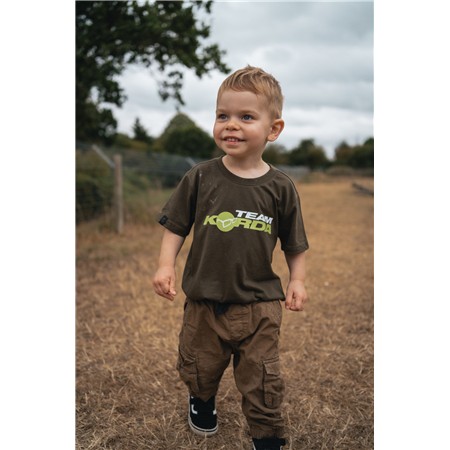 JUNIOR T-SHIRT MET KORTE MOUWEN KORDA TK KIDS T-SHIRT - OLIJF