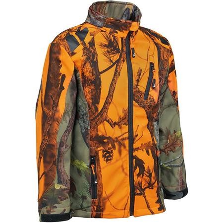 Juniorjacke Percussion Softshell Ghostcamo