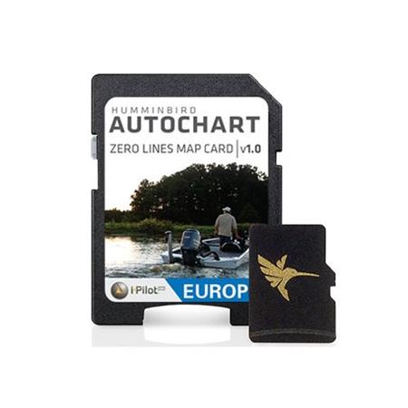 Kaart Europa Humminbird Zero Line Micro Sd Voor Software Autochart
