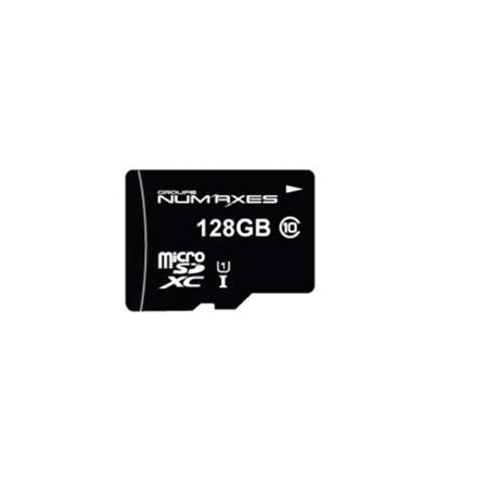 KAART MICRO SD NUMAXES 128 GB CLASSE 10 AVEC ADAPTATEUR