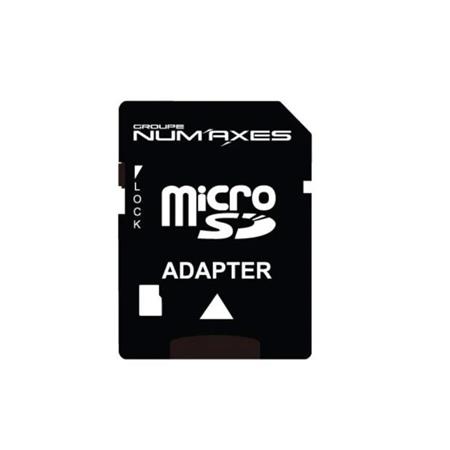 KAART MICRO SD NUMAXES 128 GB CLASSE 10 AVEC ADAPTATEUR
