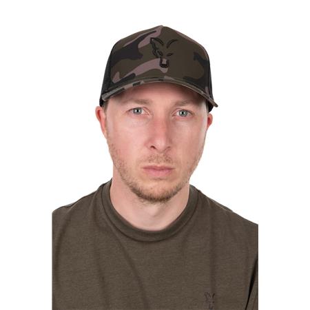 ΚΑΠΈΛΟ FOX BLACK CAMO TRUCKER - ΚΑΜΟΥΦΛΆΖ